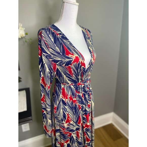 Rachel Pally Long Sleeve Kaftan Tie Waist Dress XS - Picture 3 of 7